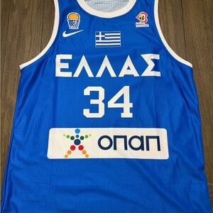 Giannis Antetokounmpo Greece National Team Jersey Sz L